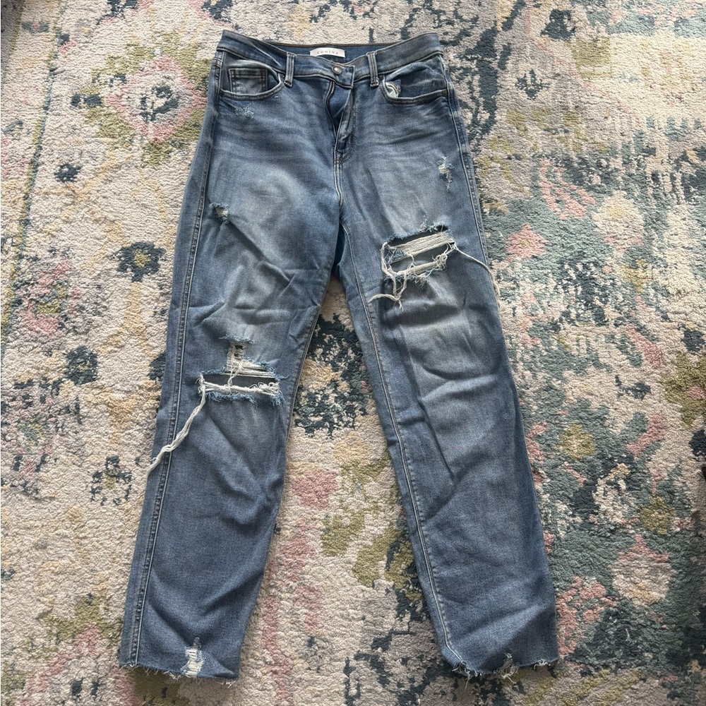 Eunina High Rise Boyfriend Jeans
